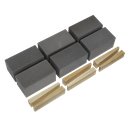 Sealey Worksafe® 50 x 50 x 100mm Floor Grinding Block 120Grit - Pack of 6