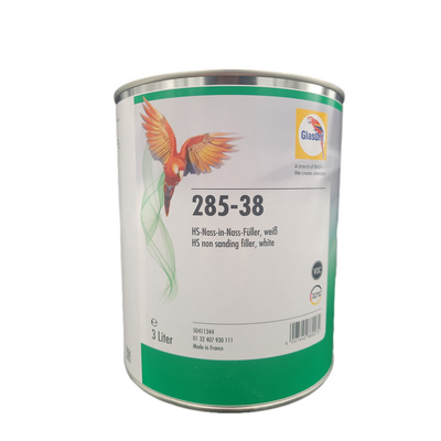 3ltr Glasurit 285-38 White HS VOC Non-Sanding Filler (Each)