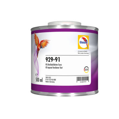500ml Glasurit 929-91 HS Fast Hardener (Each)