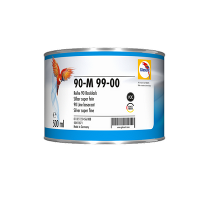 500ml Glasurit 90-M99-00 Silver Superfine Tinter (Each)