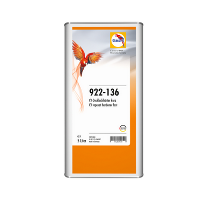 5ltr Glasurit 922-136 CV Top Coat Hardener Fast (Each)