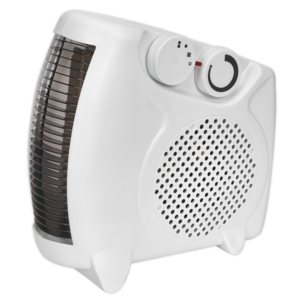 Sealey Fan Heater with 2 Heat Settings & Thermostat 2000W/230V