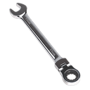 Sealey Premier Flexi-Head Ratchet Combination Spanner 17mm