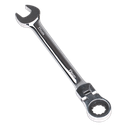 Sealey Premier Flexi-Head Ratchet Combination Spanner 19mm