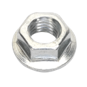 Sealey Zinc Plated Serrated Flange Nut M5 - Pack of 100