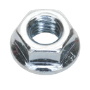 Sealey Zinc Plated Serrated Flange Nut M8 - Pack of 100