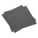 Sealey Vinyl Floor Tile with Peel & Stick Backing Silver Treadpl