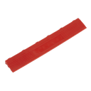 Polypropylene Floor Tile Edge 400 x 60mm, Red Female - Pack of 6