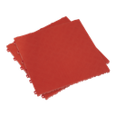 Sealey Polypropylene Floor Tile 400 x 400mm, Red Treadplate - Pack of 9