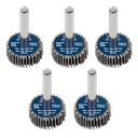 Sealey 25 x 10mm Abrasive Flap Wheel on 6mm Shaft 60Grit - Pack of 5