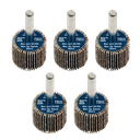 25 x 20mm Abrasive Flap Wheel with 6mm Shaft 60Grit - Pack of 5