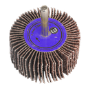 Sealey Ø40 x 20mm Abrasive Flap Wheel 6mm Shaft 80Grit