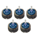Sealey 40 x 20mm Abrasive Flap Wheel on 6mm Shaft 80Grit - Pack of 5