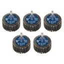 Sealey 50 x 25mm Abrasive Flap Wheel on 6mm Shaft Assorted Grit - Pack of 5