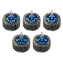 Sealey 60 x 30mm Abrasive Flap Wheel on 6mm Shaft 60Grit - Pack of 5