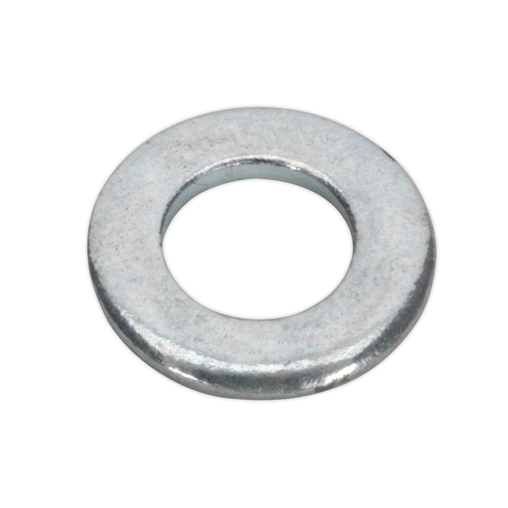 Sealey Zinc Plated Form A Flat Washer M4 x 9mm, DIN 125 - Pack of 100