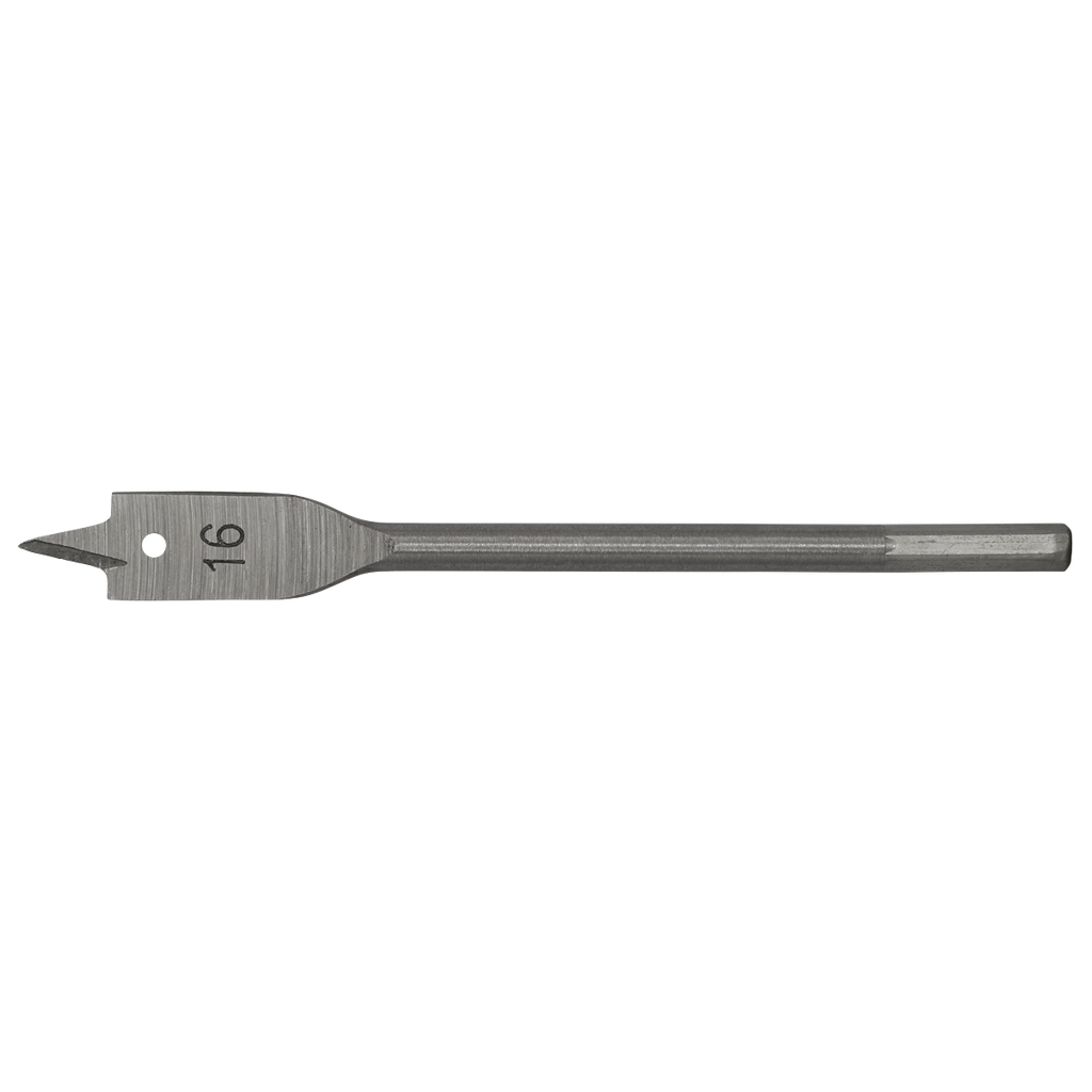 Sealey Worksafe® Flat Wood Drill Bit 16mm x 152mm
