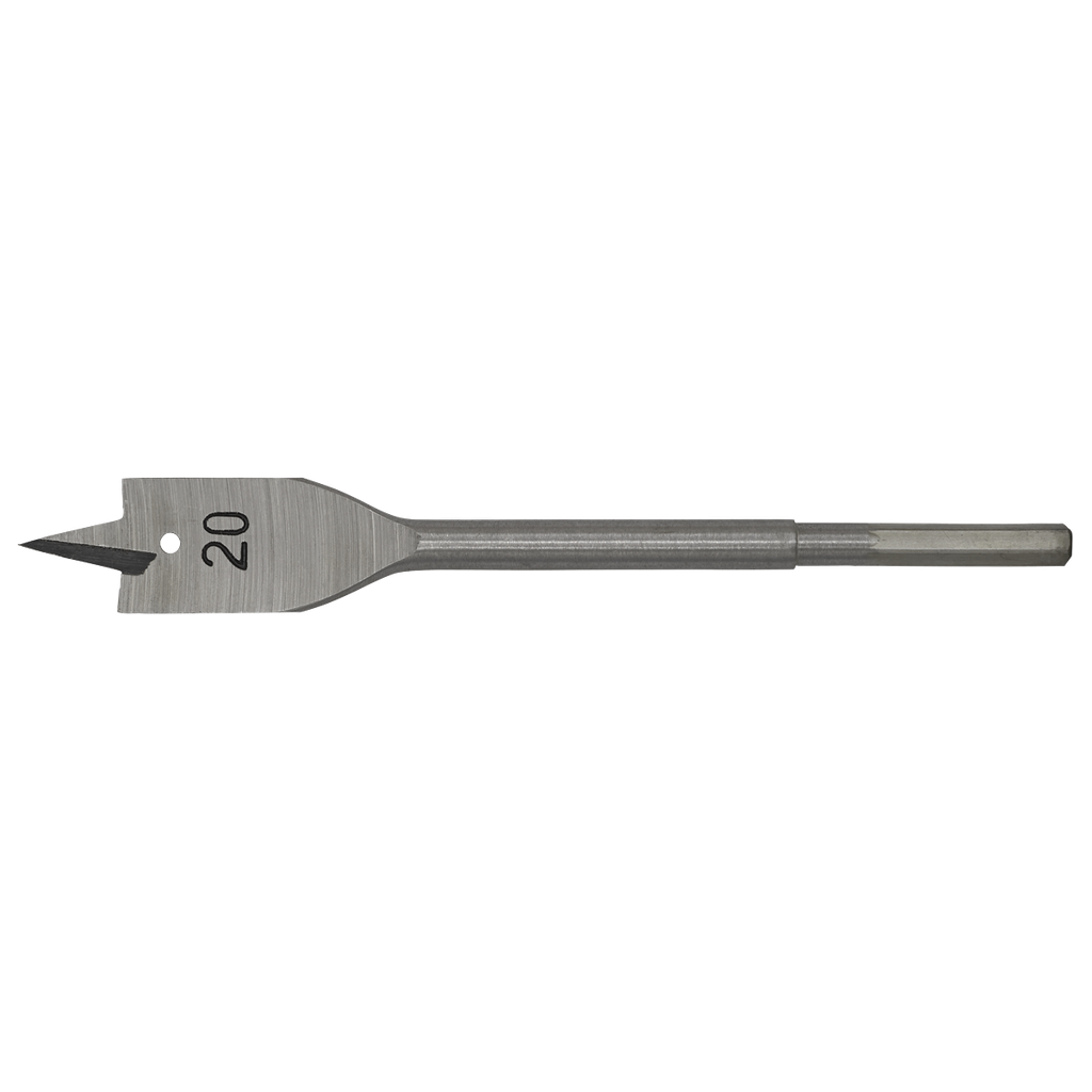 Sealey Worksafe® Flat Wood Drill Bit 20mm x 152mm