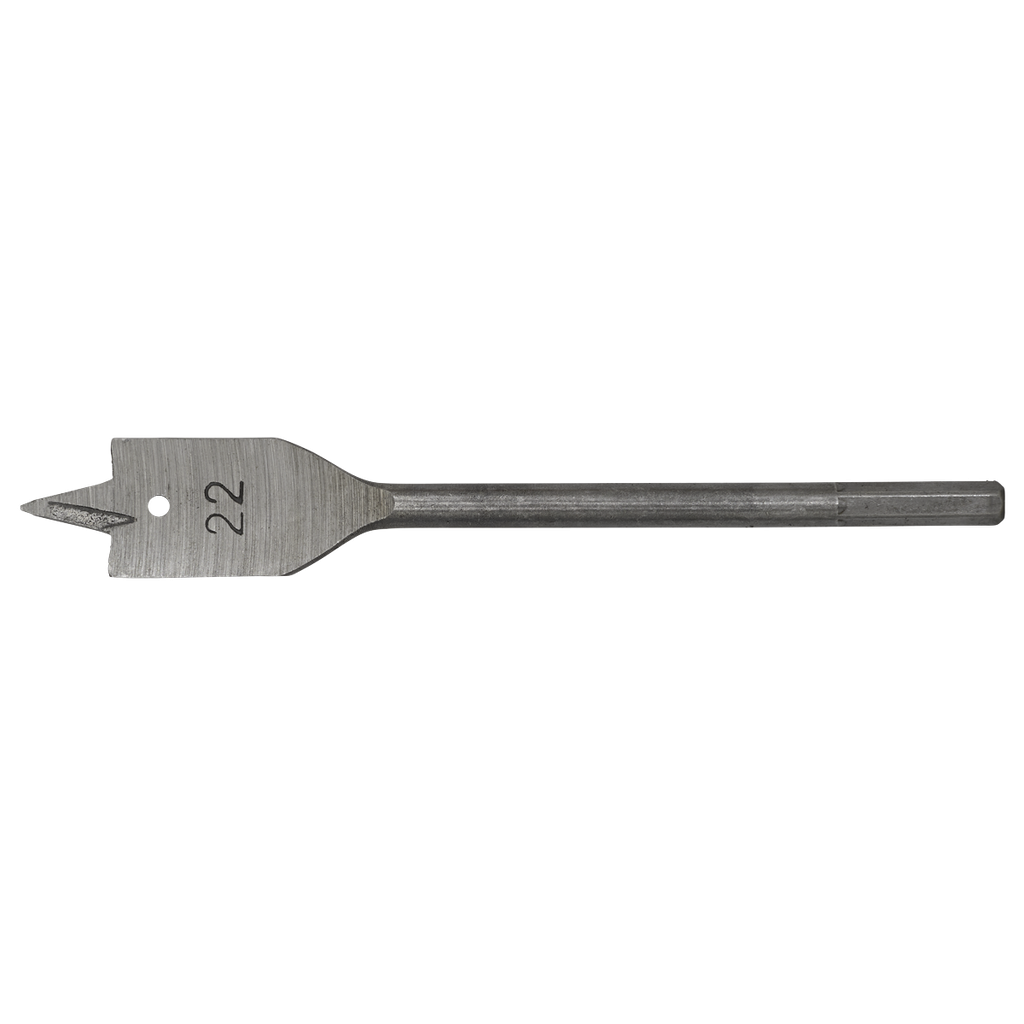 Sealey Worksafe® Flat Wood Drill Bit 22mm x 152mm