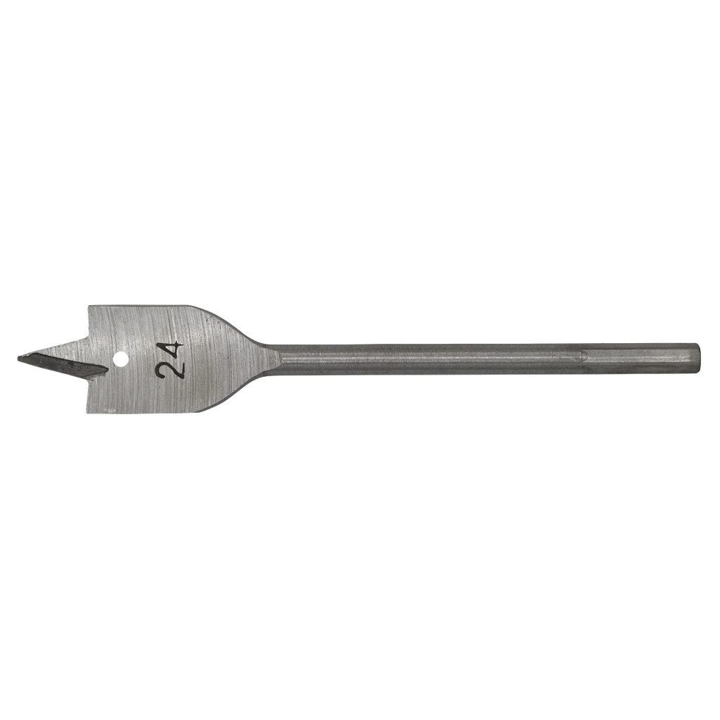 Sealey Worksafe® Flat Wood Drill Bit 24mm x 152mm
