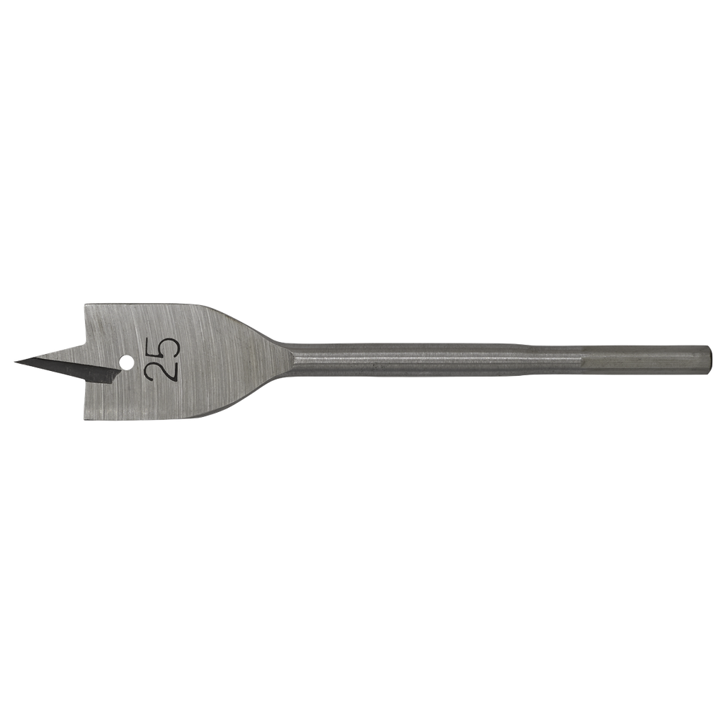 Sealey Flat Wood Drill Bit 25mm x 152mm