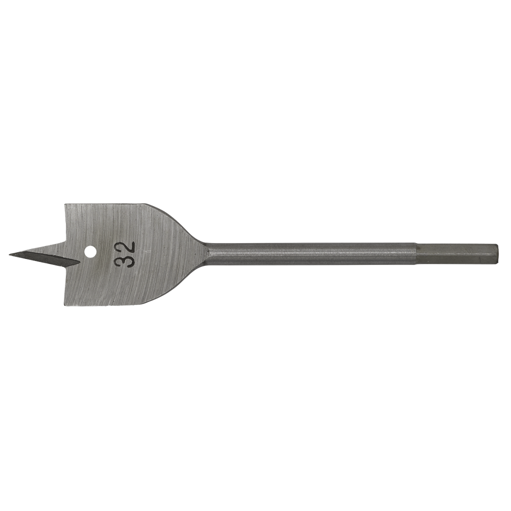 Sealey Worksafe® Flat Wood Drill Bit 32mm x 152mm