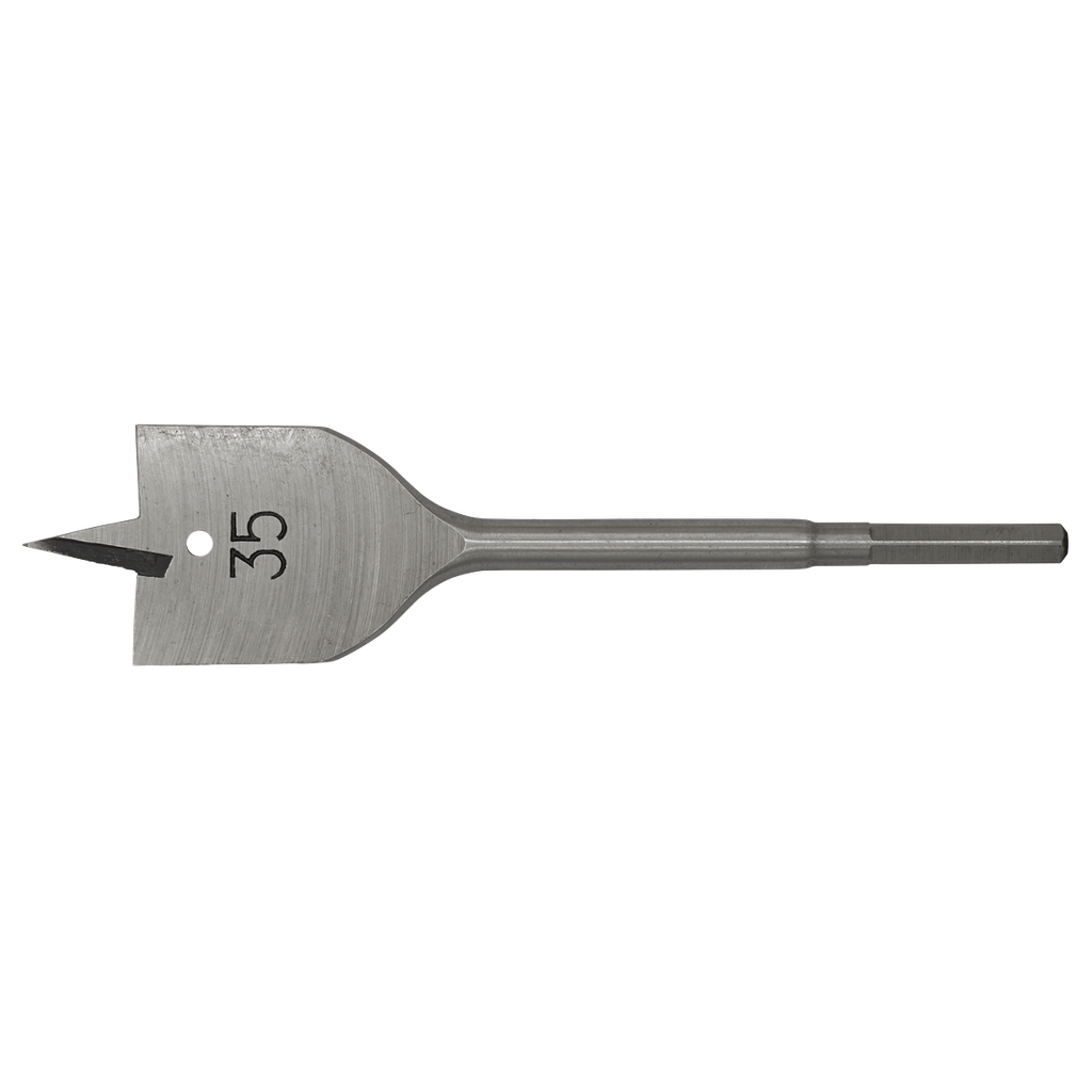 Sealey Worksafe® Flat Wood Drill Bit 35mm x 152mm