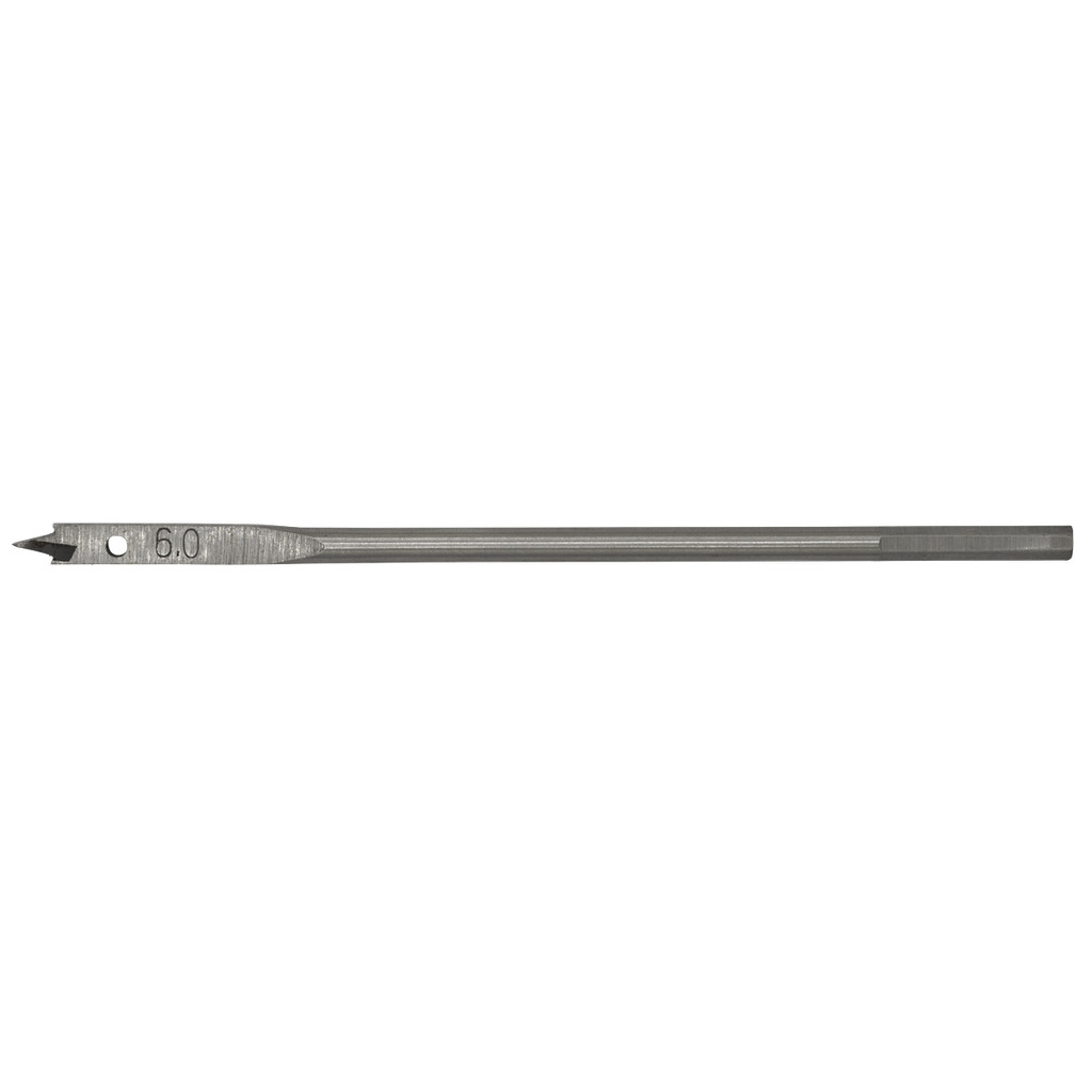 Sealey Worksafe® Flat Wood Drill Bit 6mm x 152mm