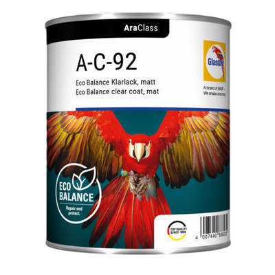 750ml Glasurit A-C-92 2K Araclass Eco Balance Matt Clearcoat (Each)