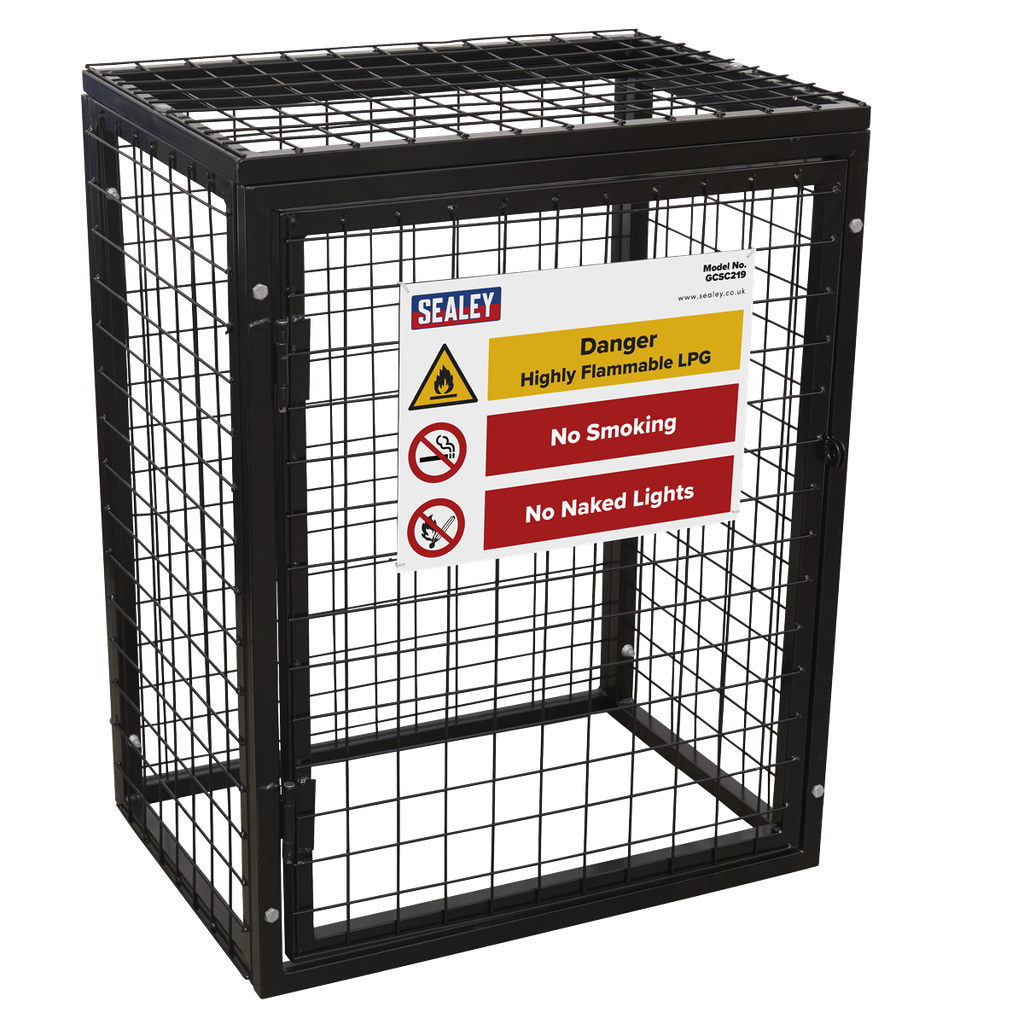 Sealey Gas Cylinder Safety Cage -  2 x 19kg