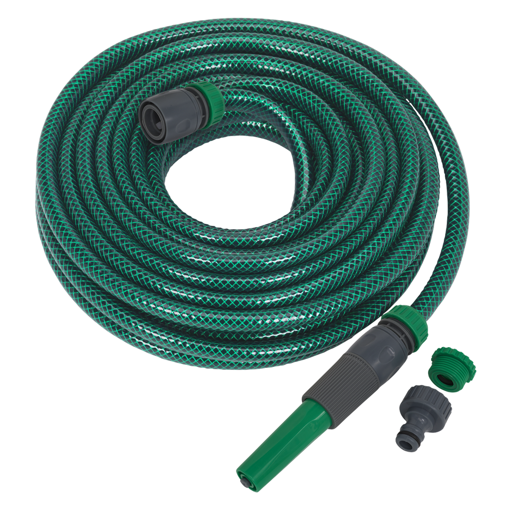 Sealey Water Hose 15m with Fittings