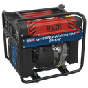 Sealey 3500W Inverter Generator 4-Stroke Engine 230V