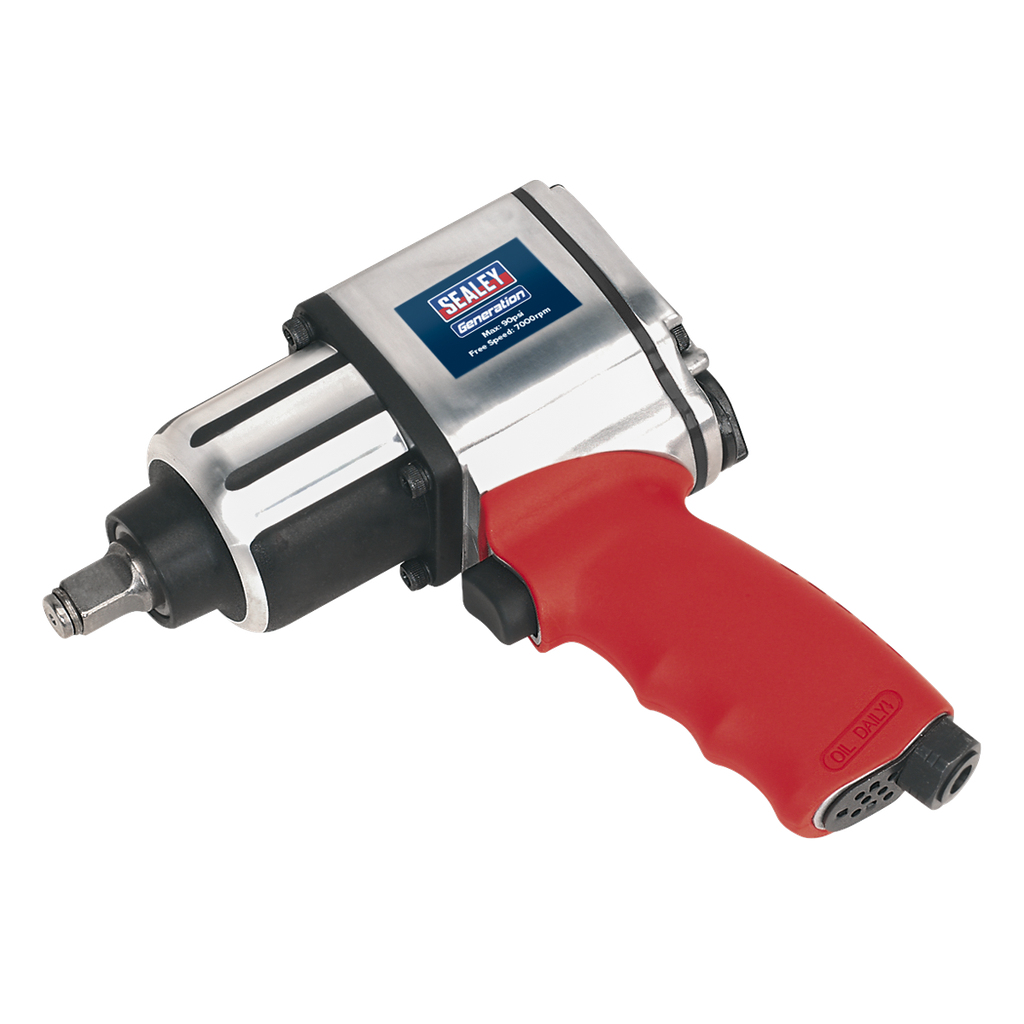 Sealey Generation Twin Hammer Air Impact Wrench 1/2"Sq Drive