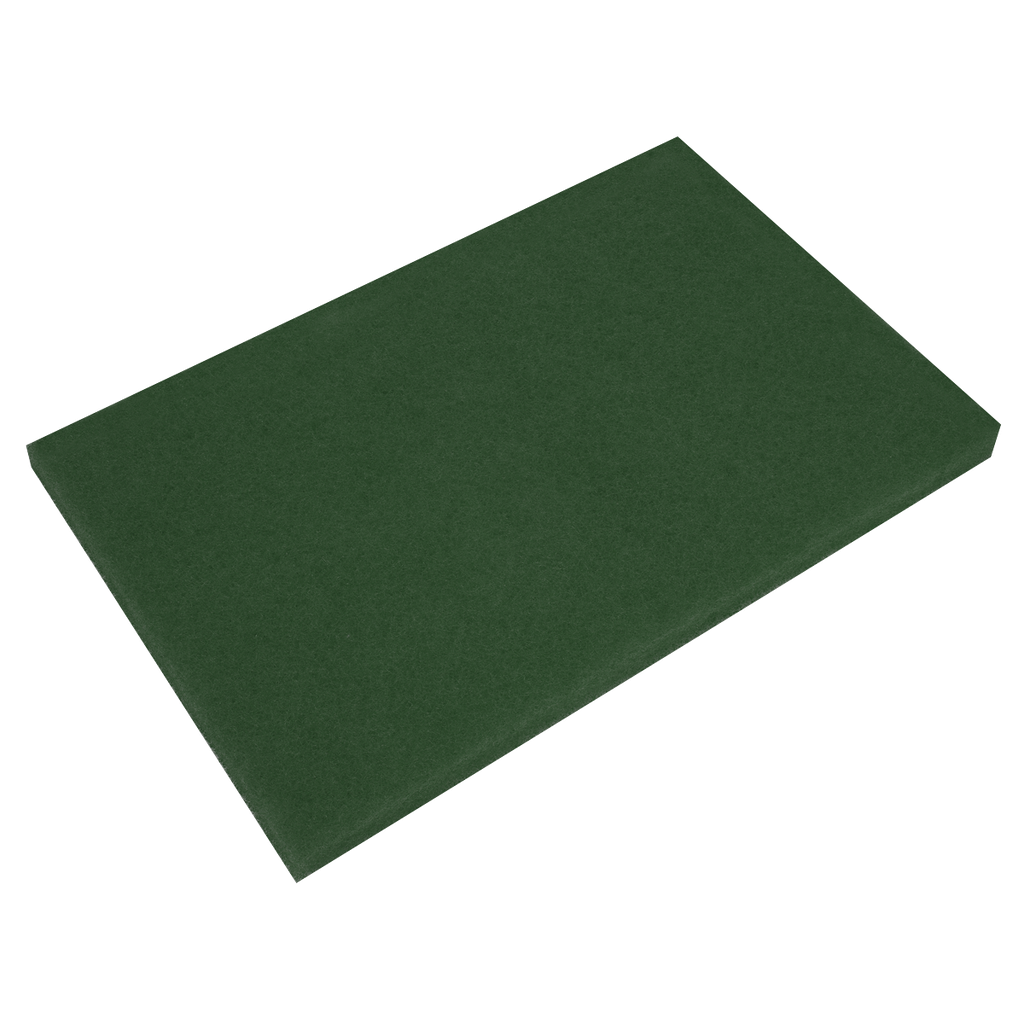 Sealey Worksafe® Green Scrubber Pads 12 x 18 x 1" - Pack of 5