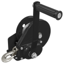 Geared Hand Winch with Brake & Cable 540kg Capacity