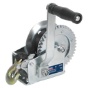 Sealey Geared Hand Winch with Webbing Strap 540kg Capacity