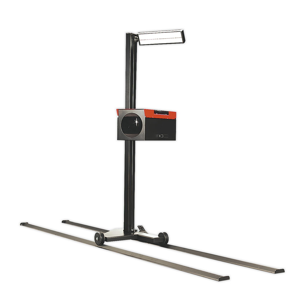 Sealey Headlamp Beam Setter with Rails & Commercial Aiming Screen