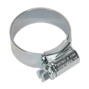Sealey HI-GRIP® Zinc Plated Hose Clip 22-30mm - Pack of 20