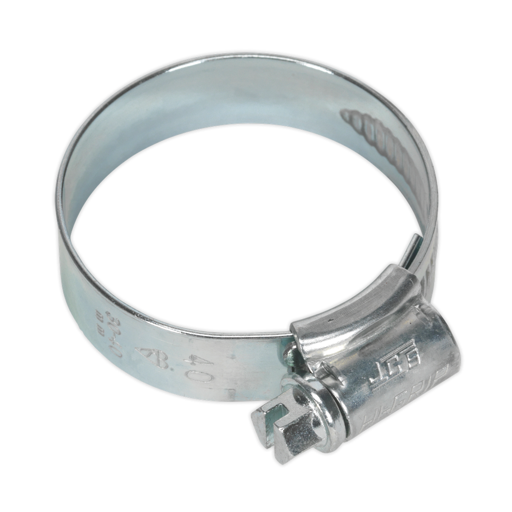 HI-GRIP® Zinc Plated Hose Clip 30-40mm - Pack of 20