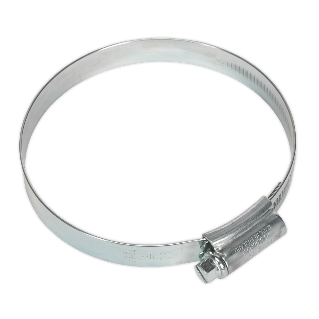 Sealey HI-GRIP® Zinc Plated Hose Clip 70-90mm - Pack of 10