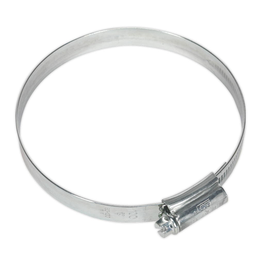 Sealey HI-GRIP® Zinc Plated Hose Clip 80-100mm - Pack of 10