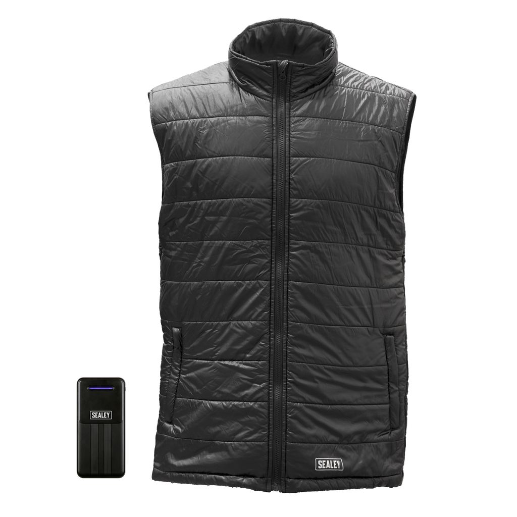 Sealey 5V Heated Puffy Gilet with Power Bank 20Ah - 44" to 52" Chest