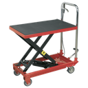 Sealey Hydraulic Scissor Lift Platform Table 150kg Capacity