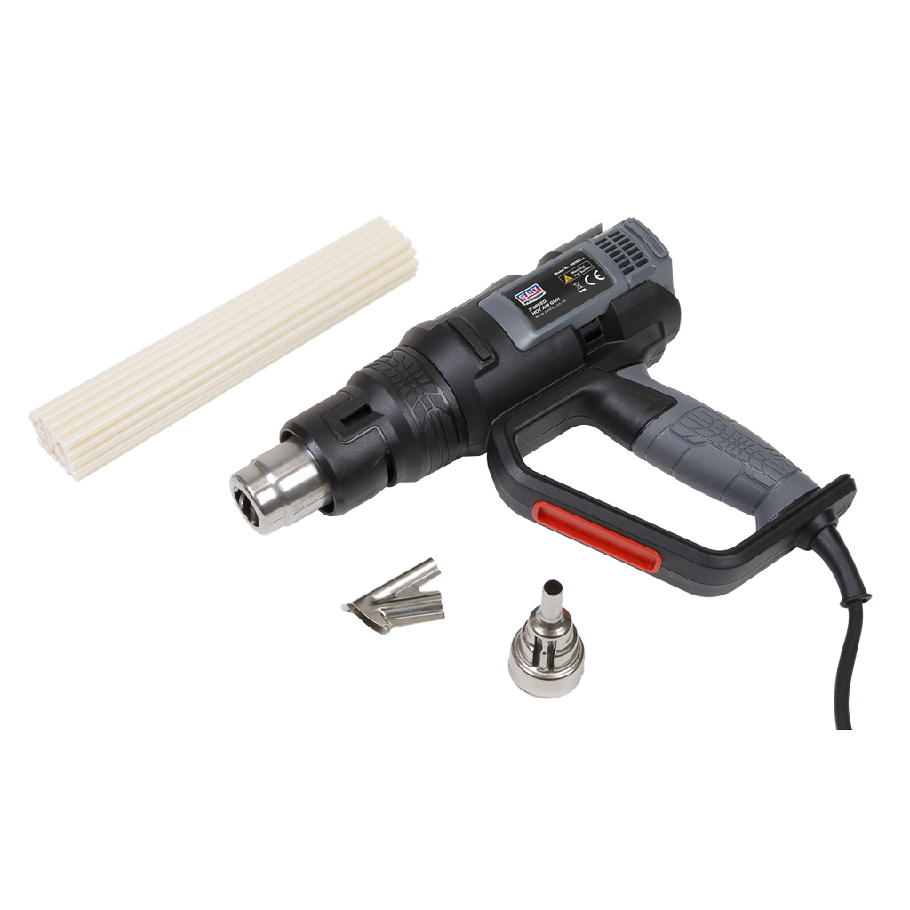 Sealey Premier Plastic Welding Kit including HS102 Heat Gun