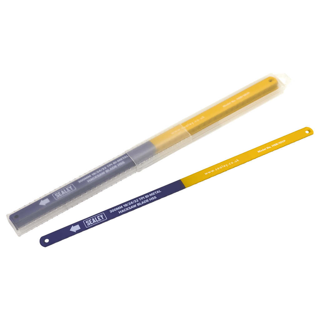 Sealey Bi-Metal Hacksaw Blade 18/24/32tpi Vari-Pitch 300mm - Pac