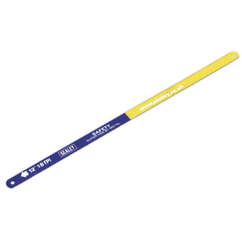 Sealey HSS Bi-Metal Hacksaw Blade 18tpi 300mm - Pack of 10