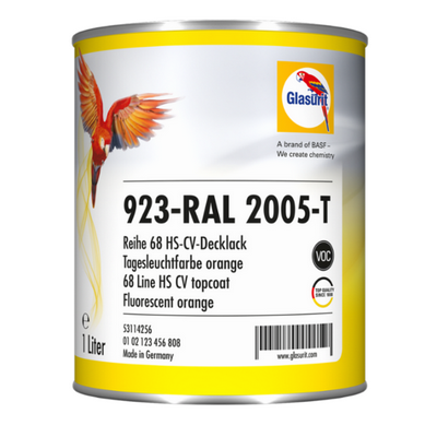 1ltr Glasurit 923-RAL 2005 Orange (Each)