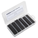 Sealey Heat Shrink Tubing Assortment 100mm 95pc - Black