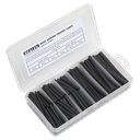 Sealey Heat Shrink Tubing Assortment 50 & 100mm 180pc - Black