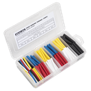 Sealey Heat Shrink Tubing Assortment 50mm 190pc - Mixed Colours
